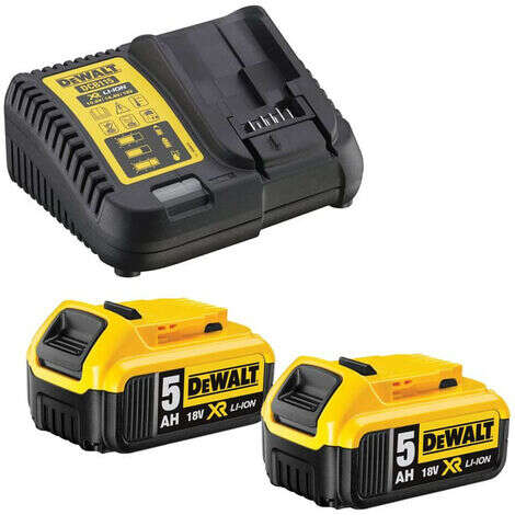 Image du produit PACK 2 BATTERIES XR 18V 5AH LII-ION + CHARGEUR