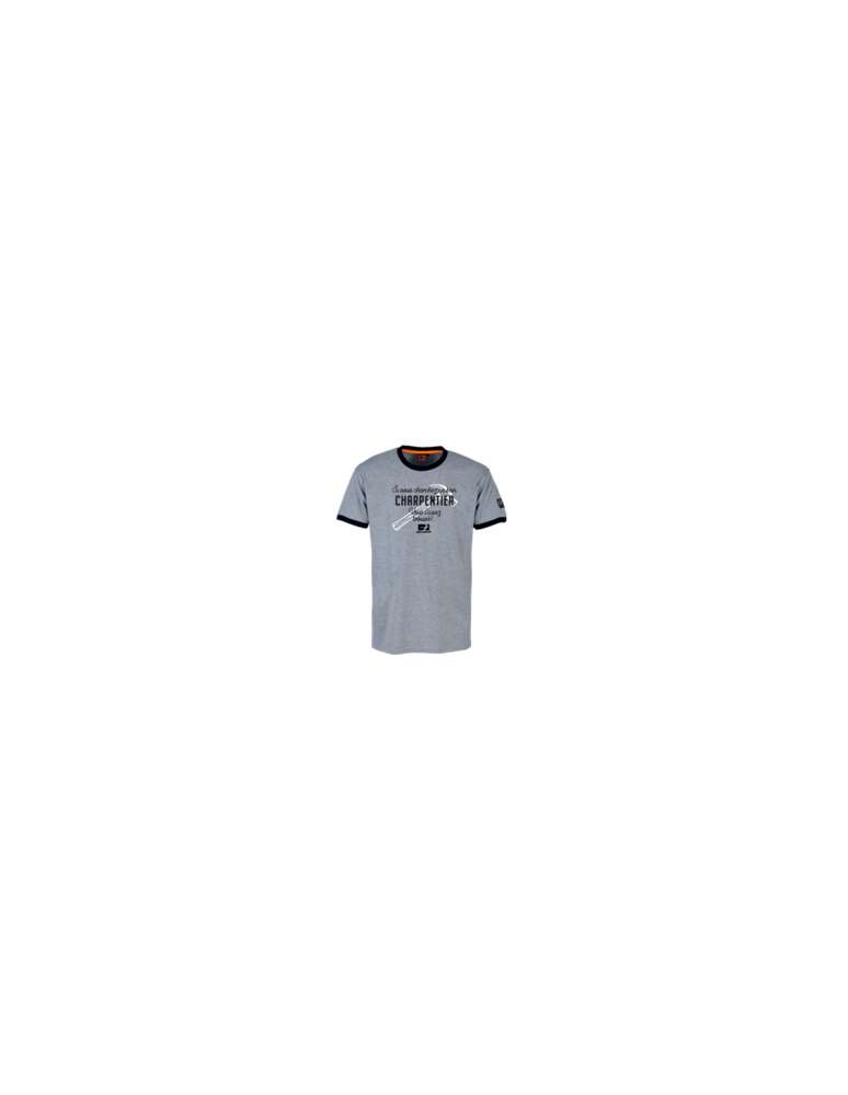 Image du produit TEE-SHIRT CHARPENTIER GRIS CHINÉ T. M - 11530-002