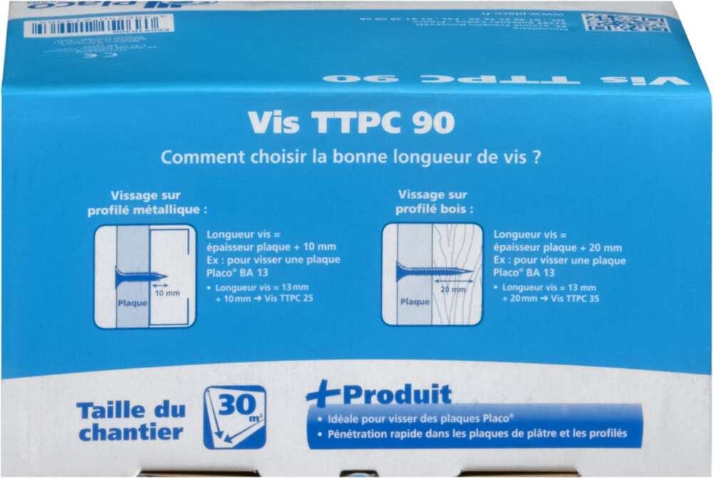 Image du produit PLACO VIS HYDROSTIL® TTPC 25 BTE 1000 PCES