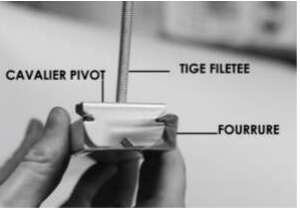 Image du produit ISOTECH - CAVALIER PIVOT POUR F47 ET F45 - 100 PCES / BTE