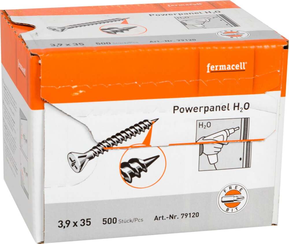 Image du produit VIS FERMACELL POWERPANEL H2O 3,9/50MM - BTE 500 PCES