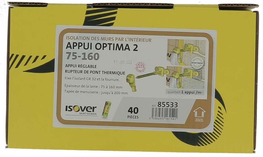 Image du produit APPUI OPTIMA 2 75-160" - BTE DE 40 PCES