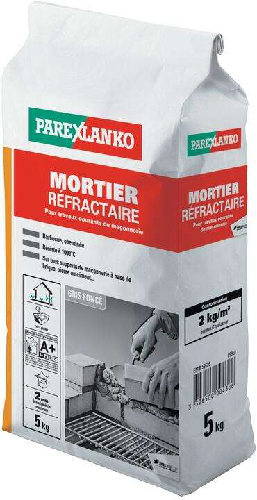 Image du produit MORTIER REFRACTAIRE 5KG