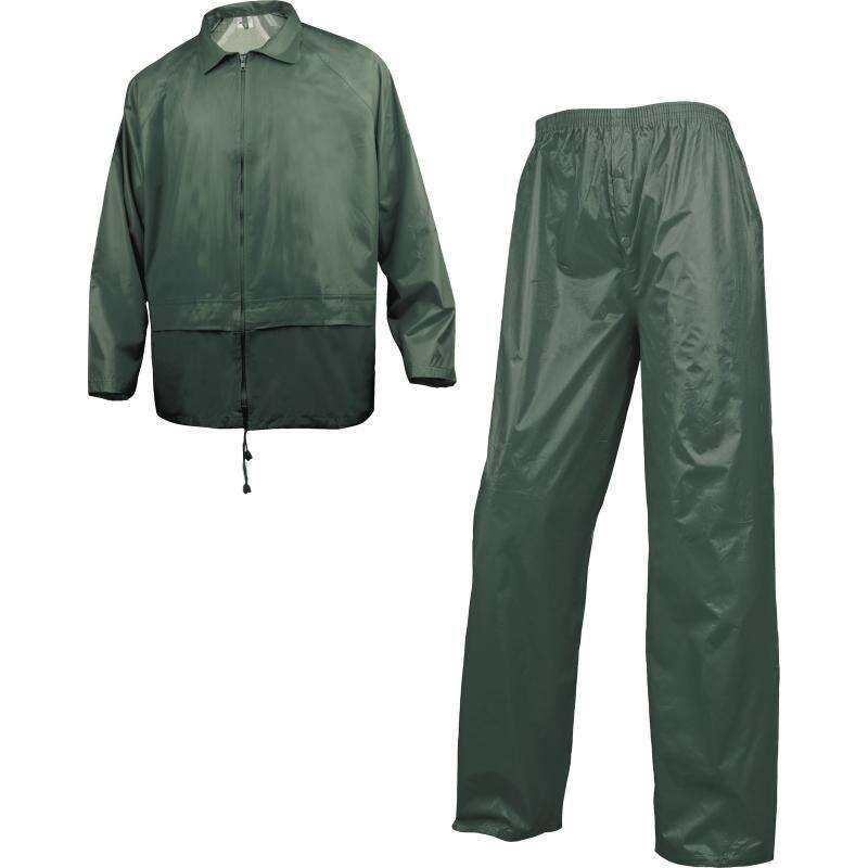 Image du produit ENSEMBLE PLUIE 400 VERT L POLYESTER ENDUIT PVC