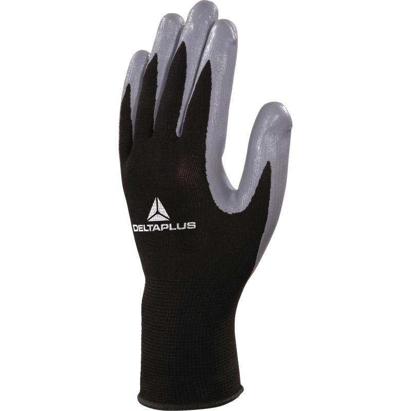 Image du produit GANT TRICOT PES END NITRILE NOIR-GRIS T. 11 - VE712GR