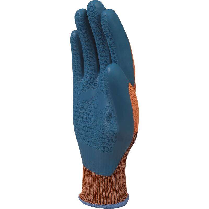 Image du produit GANT TRICOT ORANGE-BLEU MARINE T. 10 - VE733