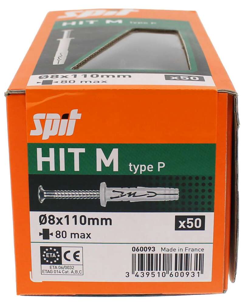 Image du produit CHEVILLE HITM 8X110/80P - BTE 50