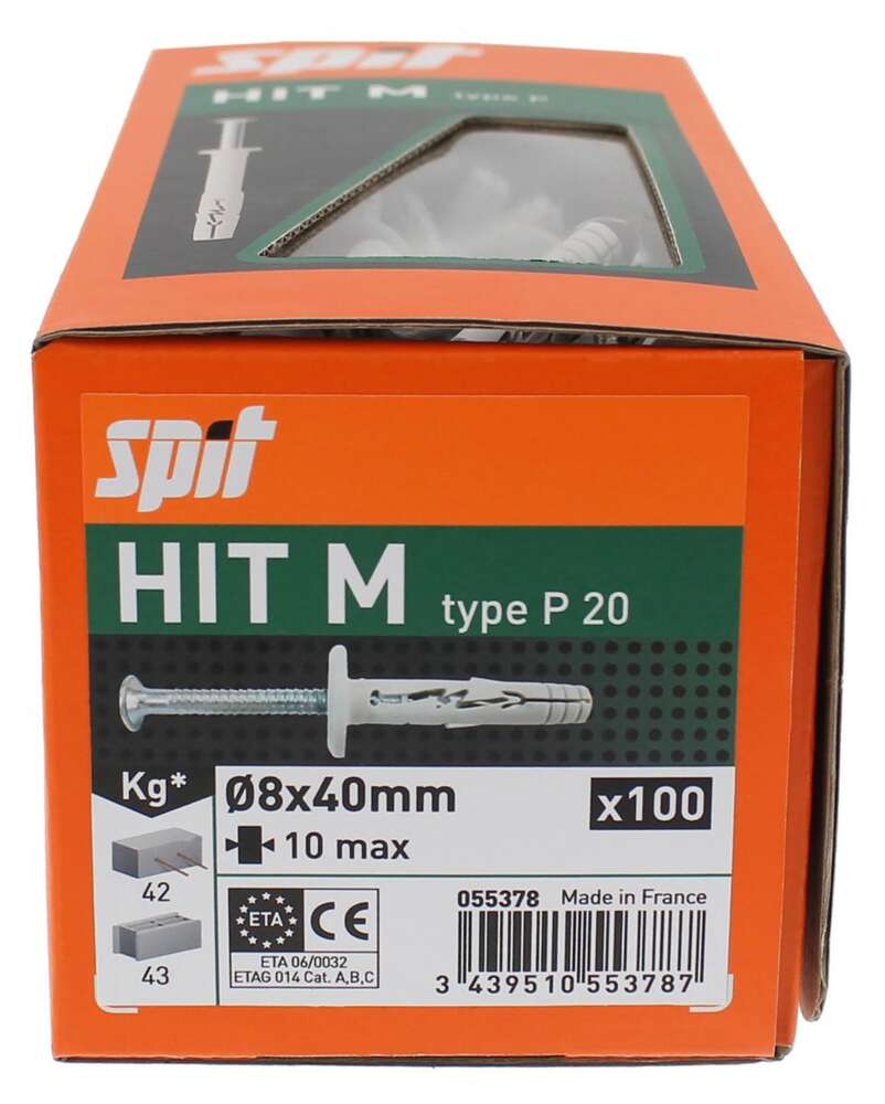 Image du produit CHEVILLE HITM 8X40/10 P 20 - BTE 100