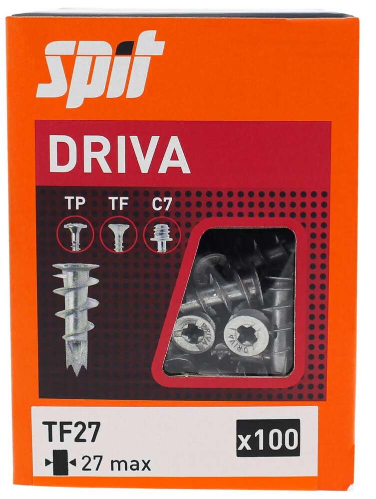 Image du produit CHEVILLE DRIVA TF27 - BTE 100