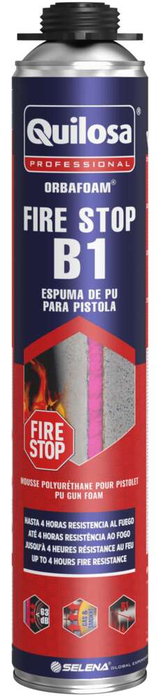 Image du produit ORBAFOAM FEU STOP GRIS PISTOLET - AEROSOL 750ML