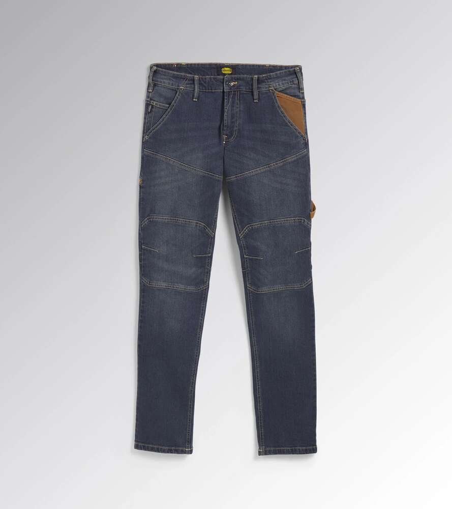 Image du produit PANTALON DENIM T.38 STONE PLUS BLEU DELAVE