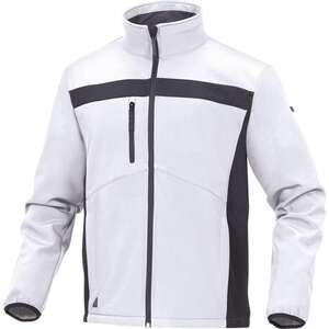 Image produit VESTE SOFTSHELL BLANC-GRIS T. 3XL - LULEA2