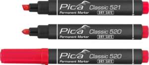 Image produit MARKER PERMANENT PICA-CLASSIC OGIVE ROUGE (520/40)