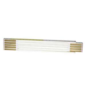 Image produit MESURE PLIANTE 2M X 17MM BOIS BLANC-JAUNE